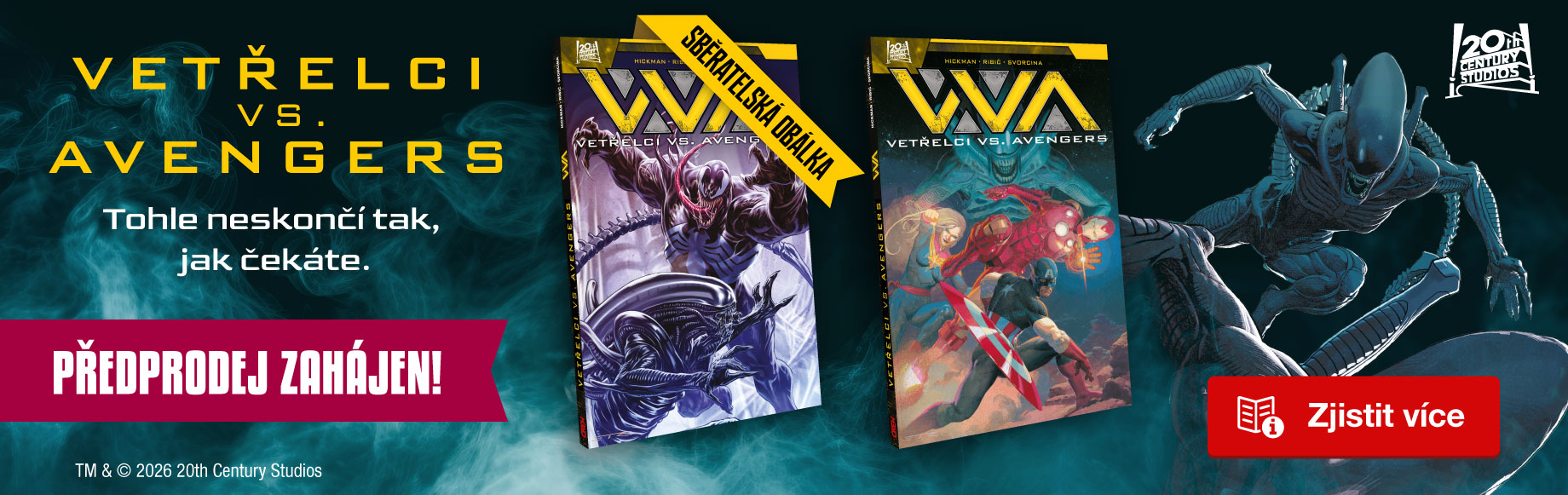 Vetřelci vs. Avengers (limitovaná obálka)