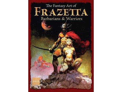 Kalendář - The fantasy art of Frazetta 2022