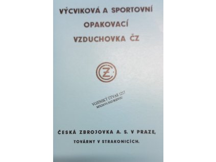 Výcviková a sportovní opakovací vzduchovka ČZ