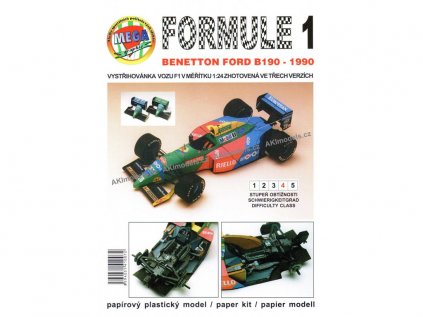 4842 benetton ford b190 1990