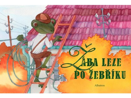 Žába leze po žebříku