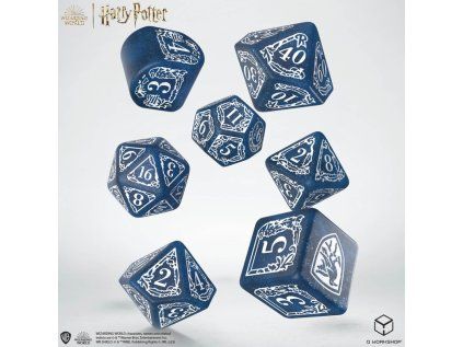 harry potter ravenclaw modern dice set blue1