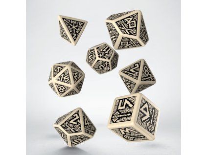 dwarven beige black dice set 71
