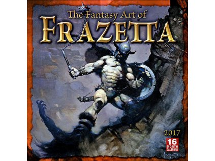 29220 the fantasy art of frazetta official 2017 16 month calendar