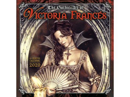 37119 the gothic art of victoria frances official 2020 calendar