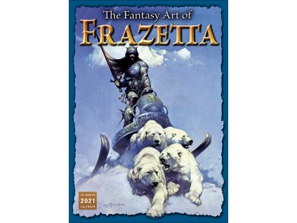 39657 fantasy art of frank frazetta 2021 calendar