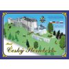 Hrad Český Šternberk - papírová stavebnice modelu