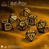 harry potter hufflepuff modern dice set black3