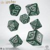 harry potter slytherin modern dice set green1