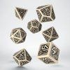 dwarven beige black dice set 71