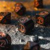 dragons modern dice set obsidian5