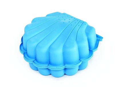 Pískoviště / bazének Mušle s krytem - 2 ks - modrá