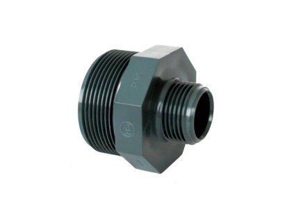 PVC tvarovka - Dvojnipl redukovaný 2 1/2“ x 2“ ext.