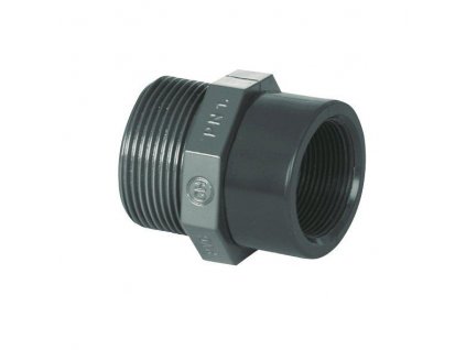 PVC tvarovka - Redukce 1 1/2“ ext. x 2“ int.