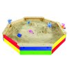 Pískoviště osmihranné barevné - T-Wood