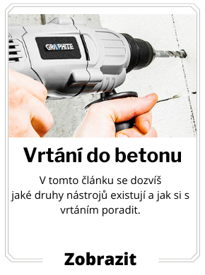 Jaký vrták do betonu?