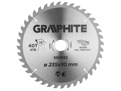 10602 pilove kotouce s hm hroty 235 x 30 mm 40 zubu