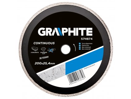 12930 diamantovy kotouc 200x25x4 mm prubezny profi