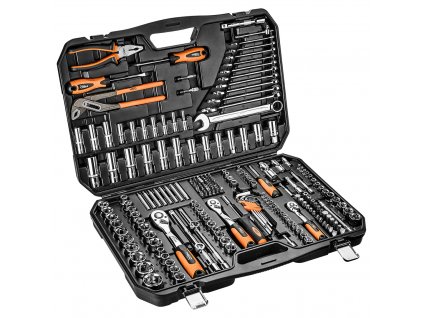 Sada nástrčných klíčů- GOLA 1/4", 3/8", 1/2", 233 ks sada