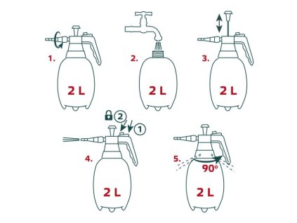 2L tlakový postřikovač 15G503 VERTO
