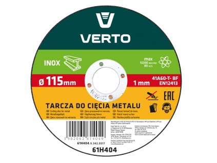 20349 kovovy rezny kotouc 115 x 1 x 22 2 mm inox