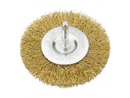 21285 kruhovy kartac 100 mm s nasadou pomosazny ocelovy drat zvlneny