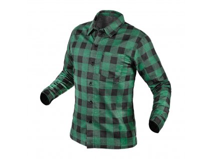 Flanelová košile, zelená, velikost XXXL (Velikost XXXL)
