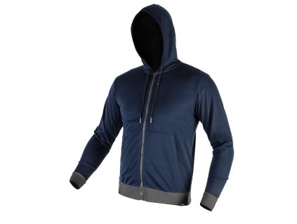 Mikina s kapucí COMFORT, tmavě modrá, velikost XXXL (NEO XXXL)