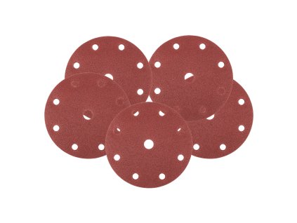 Brusné kotouče 150 mm, P100, 5 ks, s 9 otvory pro 04-721