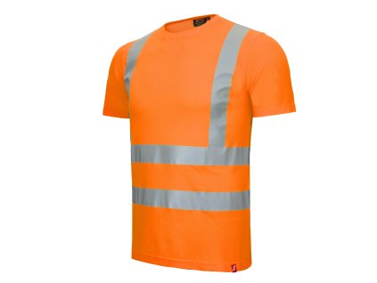 NITRAS MOTION TEX VIZ – Výstražné tričko s krátkým rukávem, neonově oranžové