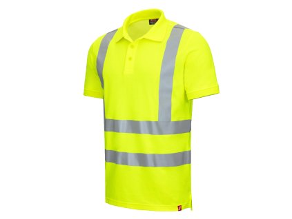 NITRAS MOTION TEX VIZ – Výstražné polo tričko s krátkým rukávem, neonově žluté