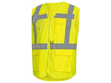 NITRAS – Výstražná pracovní vesta, neonově žlutá
