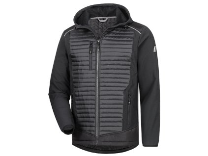 NITRAS MOTION TEX PLUS, prošívaná softshellová bunda, černá