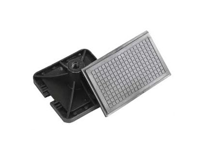 Kopf Fußplatte Staubschutzwand Heywall 1920204