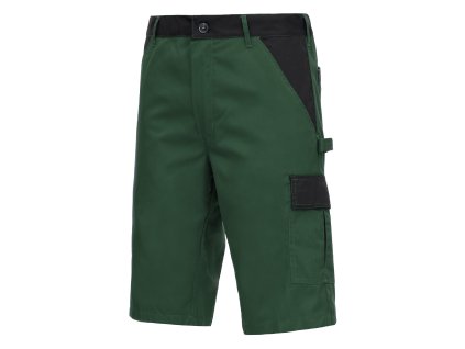 NITRAS MOTION TEX LIGHT, pracovní kalhoty, krátké, zelené / černé