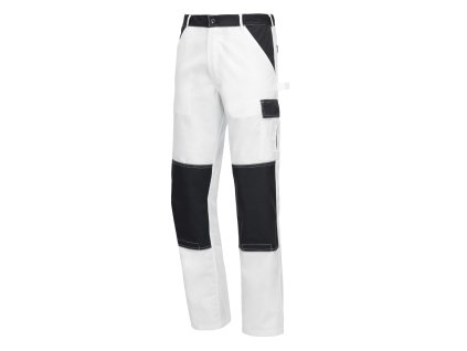 NITRAS MOTION TEX LIGHT, pracovní kalhoty, dlouhé, bílo-šedé, OEKO-TEX