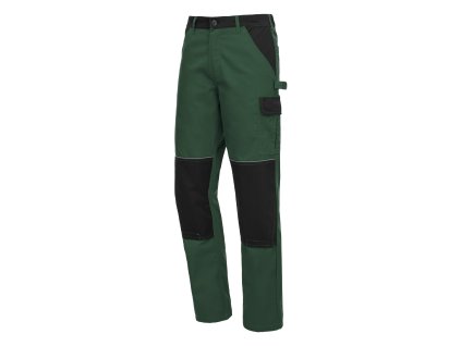 NITRAS MOTION TEX LIGHT, pracovní kalhoty, dlouhé, zelené / černé, OEKO-TEX