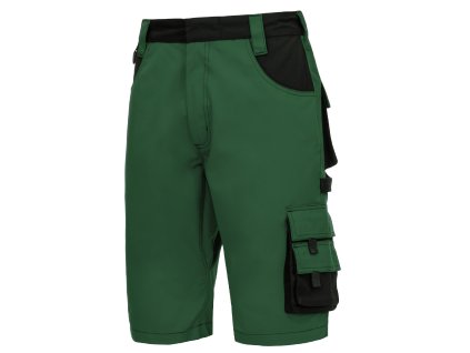NITRAS MOTION TEX PLUS – pracovní kraťasy, zelené / černé, OEKO-TEX