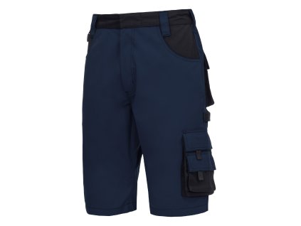 NITRAS MOTION TEX PLUS – pracovní kraťasy, tmavě modrá / černá, OEKO-TEX