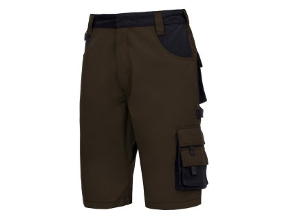 NITRAS MOTION TEX PLUS – pracovní kraťasy, hnědé/černé, OEKO-TEX