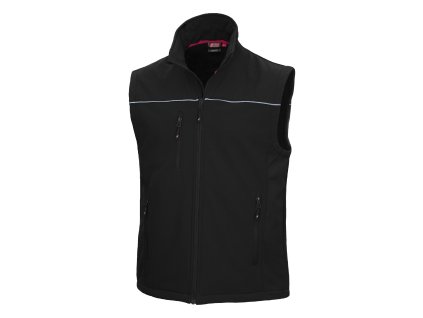 NITRAS MOTION TEX LIGHT, softshellová vesta, černá
