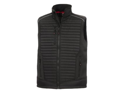 NITRAS MOTION TEX PLUS, softshellová vesta, černá