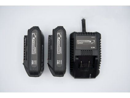 VÝHODNÝ SET - 2x BATERIE 2,0Ah + NABÍJEČKA, 58G001 - 58G002