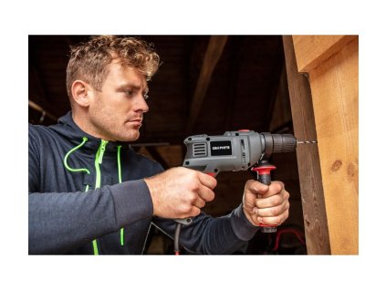 Příklepová vrtačka 650W, plastový kufr, 58G736