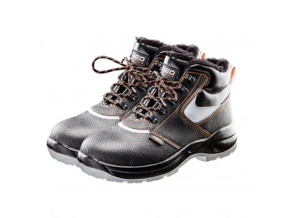 Zateplené bezpečnostní nepromokavé boty S3 SRC, ocelová tužinka a vložka (Velikost bot 47)