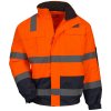 Reflexní pracovní bunda oranžová, NITRAS