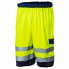 Pánské pracovní šortky s vysokou viditelností, žluté, síťované/letní (NEO XXL)