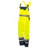 Pánské pracovní kalhoty s náprsenkou, voděodolné, žluté (NEO XXL)