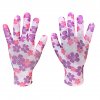 Zahradní rukavice, polyester, květinový vzor, velikost 9" (NEO 9)