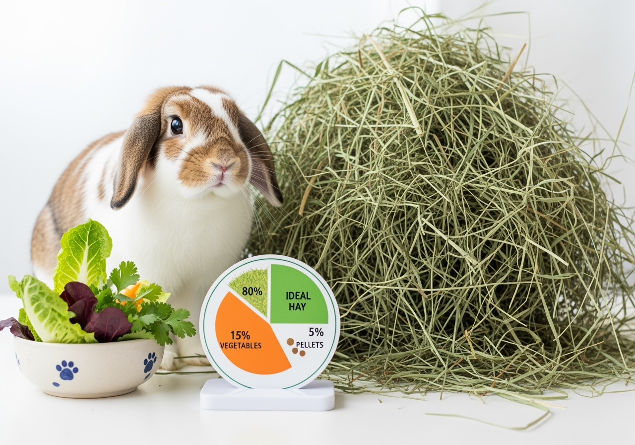 Kompletný sprievodca výživou králikov: Čo potrebuje váš domáci miláčik pre zdravý a šťastný život?